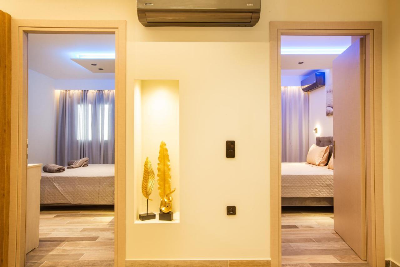 Black Rocks Family, Luxury Seafront Beach Maisonette Agios Gordios  Exteriör bild