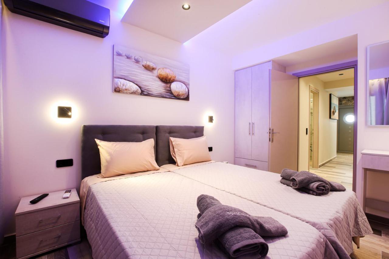 Black Rocks Family, Luxury Seafront Beach Maisonette Agios Gordios  Exteriör bild
