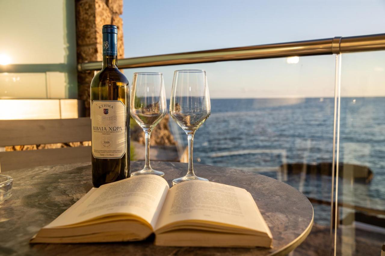 Black Rocks Family, Luxury Seafront Beach Maisonette Agios Gordios  Exteriör bild